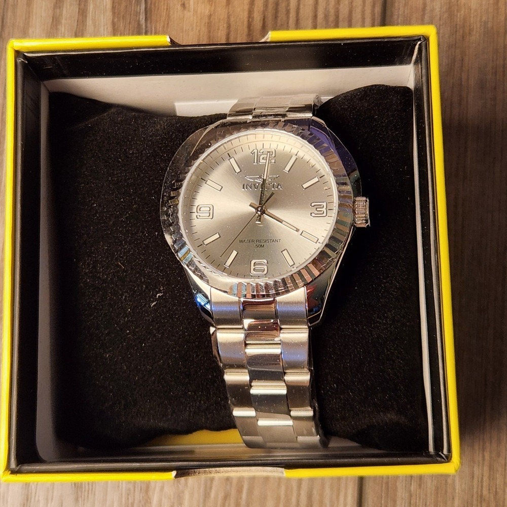 Invicta Specialty Watch Mens OS Silver Silver Fluted Bezel 47464